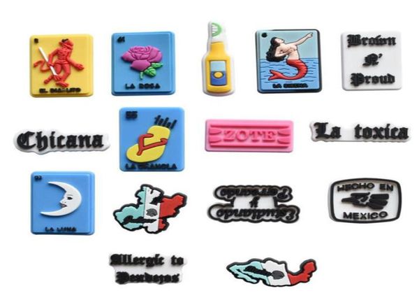 

new arrived cartoon pvc soft rubber shoe charms buckles jibz for shoes decoration xmas birthday gift1500012, White;pink