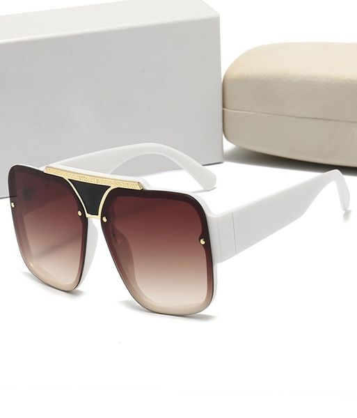 

luxury fashion mens sunglasses eyewear latest sun glasses men style uv400 shade square frame metal package driving eyeglasses 86873313988, White;black