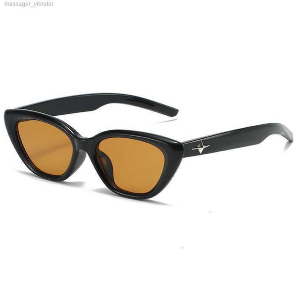 

sunglasses korean cat's women's eye summer small frame round face net red p sunglasses super cool wind sunscreen glasses shading z, White;black