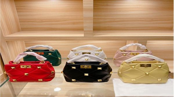 

designerwallet famous handbag handbag female rivet cross body bag fashionreal leather bags3729649