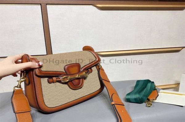 

classic women039s saddle bag fashion genuine leather handbag shoulder box black blue letter embroidered girl lady messenger wai5612106, Red;black