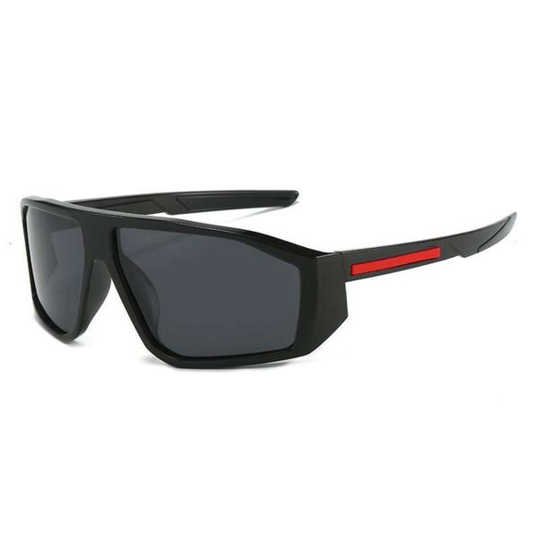

sports cycling colorful sunglasses large frame uv proof for men, White;black