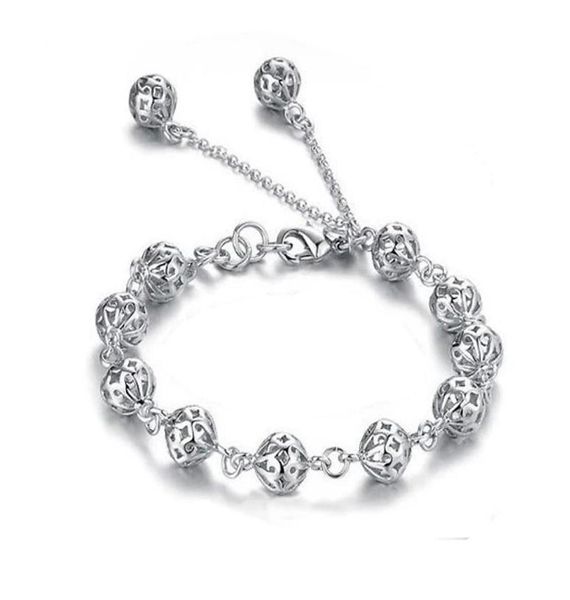 

with tracking number 925 silver bracelet sweet thread bracelet silver jewelry 20pcslot 15075869159, Black
