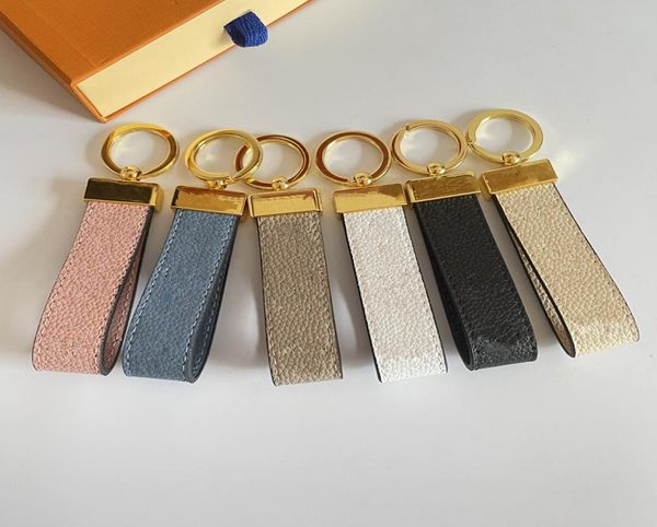 

designer keychain classic keychains leather fashion men and women brand key chain pendant jewelry5553154, Silver