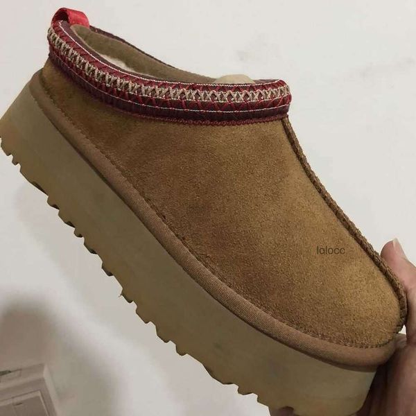 

muller ugglies integrated slippers winter boots women designer luxury fur tazz slipper wool tasman slides snow autumn wdtq