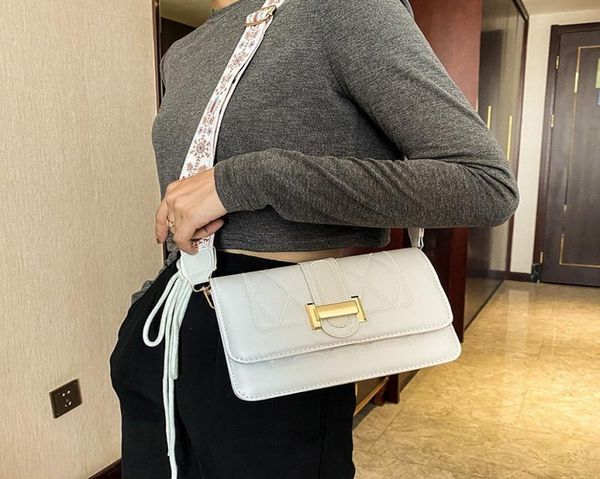 

and luxurys bagsnew 2021 luxurys bagsspring summer style large capacity trend single shoulder letter strap messenger female7403121