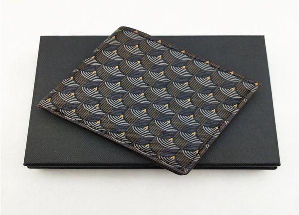 

bifold mens wallet fashion box wallet leather men wallets scale pattern genuine with short slot card wallets small fish with class9059393, Brown;gray