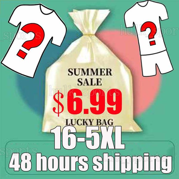 

6.99 4xl 5xl mystery boxes lucky bag soccer jerseys any clubs national teams blind box gift football shirts random fans player kids kits fas, Black;yellow