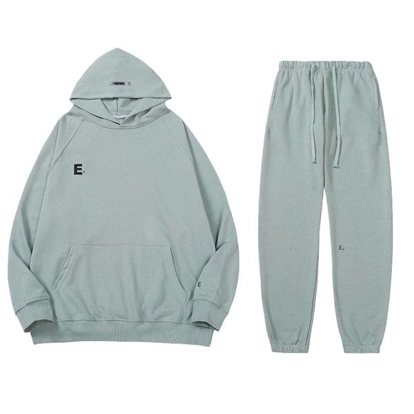 

designer hoodies luxury hoodie clothes kangaroo bag hooded sweater matcha green pullover sweatshirts loose hooded jumper long sleeve essenti, Black
