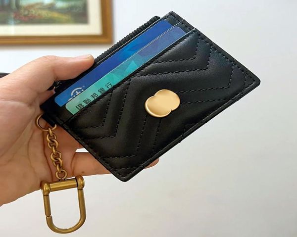 

famous woody card holder wallets purses genuine leather passport holders key pouch womens men wallet wristlets luxury bags designe9372299, Red;black