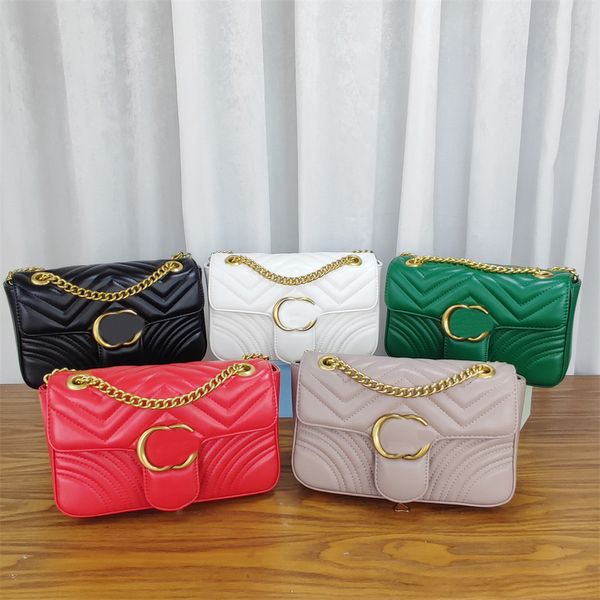 

10a designer bag marmont chain shoulder bags fashion woman 446744 classic luxury handbags leather banquet black messenger sweetheart crossbo