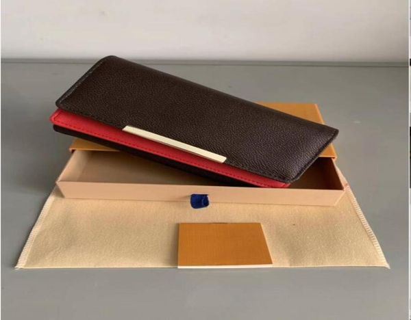 

2020 new red bottoms lady long wallet multicolor designer coin purse card holder women classic zipper pocket no box9110964, Red;black