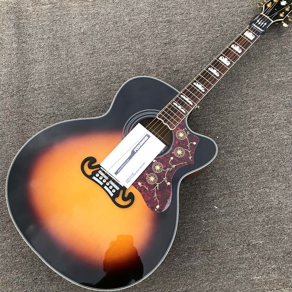 

custom shop, 43 "missing corner acoustic guitar, rosewood fingerboard, ing