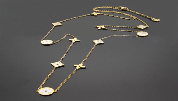 

brand titanium steel sweater chain 18k gold rose silver long necklace suitable for fashion women039s gift come4573932
