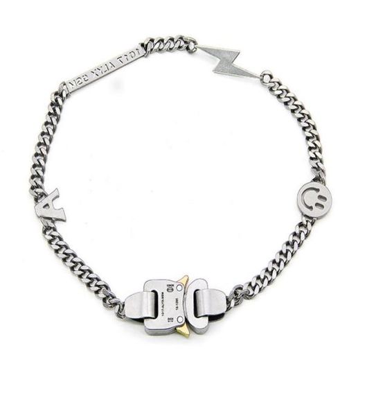 

19ss alyx necklace bracelet metal chain men women hip hop outdoor alyx street accessories necklace6506192, Silver