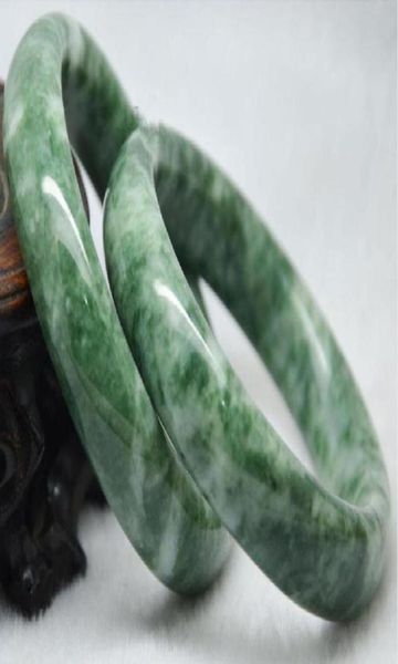 

5662mm chinese style guizhou jade handmade jade bracelet with cericate8992238, Black