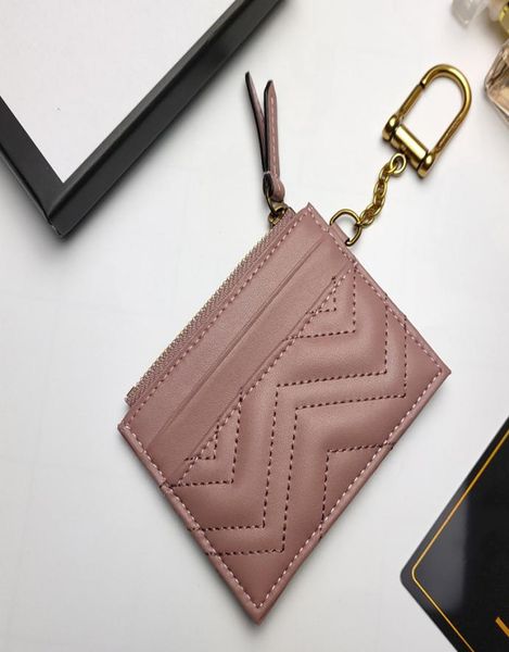 

brand designed marmont card holder as key chain decoration zipper coin purse clutch wallet 6270642873516, Brown;gray