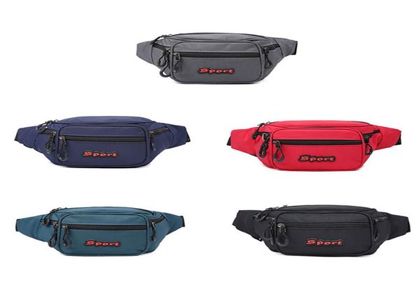 

adults waist bag multipurpose letter patterns chest pack sports bag for women men redgreenblackbluegray8825416