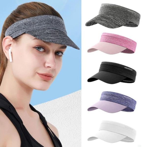 

wide brim hats summer fashion sun visor hat women men sports cap quick dry golf tennis lightweight tie dye rollup portable beach1767012, Blue;gray