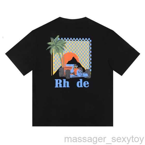 

t rhude mens shirt designer casual fashion short sleeve europe america women round neck tshirts us84fj 26j5y7, White;black