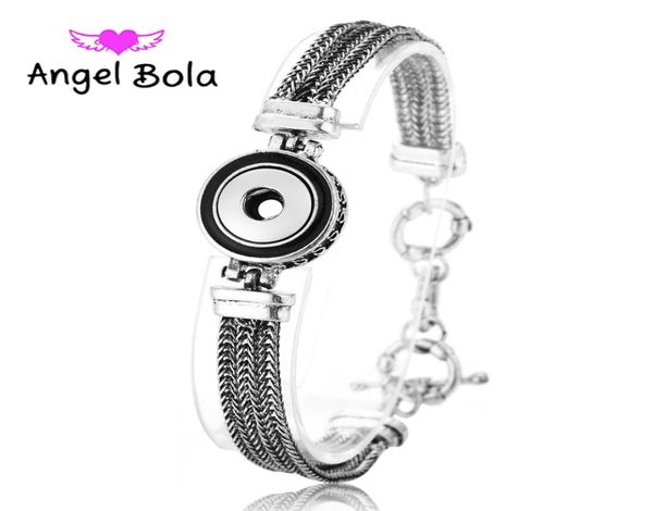 

new arrival whole ancient silver 12mm noosa chunk snap button bracelet ginger snaps women jewelry8840908, Golden;silver