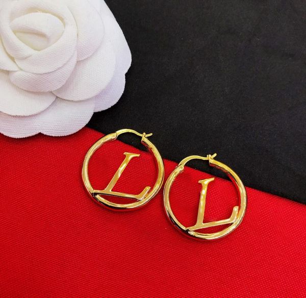 

fashion womens big circle simple earrings hoop earrings for woman lucyjewelry 21072103w9259250, Golden;silver