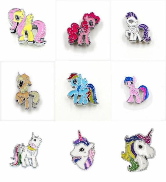 

new arrival mix styles 10pcs 8mm unicorn horse slide sharms wristband charms fit 8mm dog cat pet collar wristband bracelet7173947, Bronze;silver