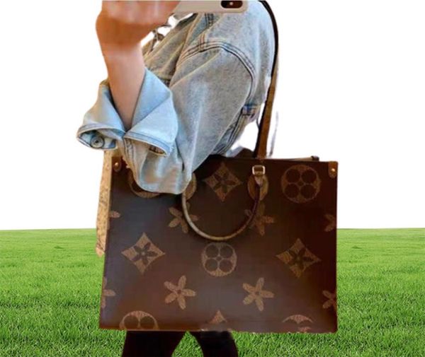 

onthego luxurys designers bags womens handbags purse flower ladies casual tote pvc leather shoulder bags female b3162191