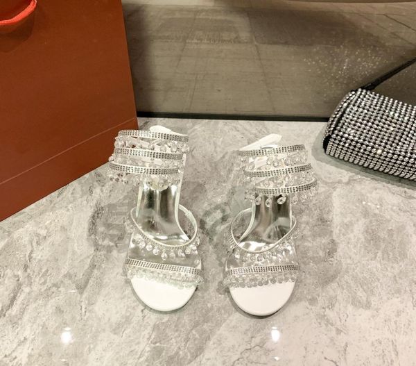 

high heels small pendant highheeled sandals matchless leisure shopping two color choices whole luxury goods size 35 to 47873168, Black