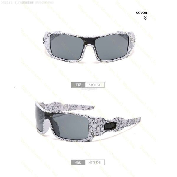 

new 0akley sunglasses women sunglasses men designer uv400 glasses 36968 men metal fashion mirror frame glasses brand outdoor sports bicycle, White;black