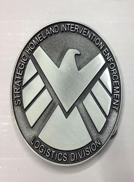 

the strategic homeland intervention enforcement belt buckle07541434, Slivery;black