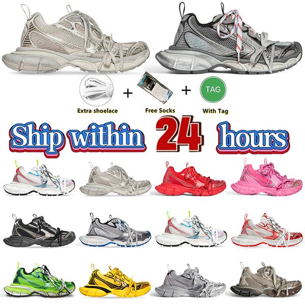 

2023 luxury track runner 3xl sneaker dad shoes men women retro triple white black phantom mesh walking mesh shoelaces running shoes 3xl spor