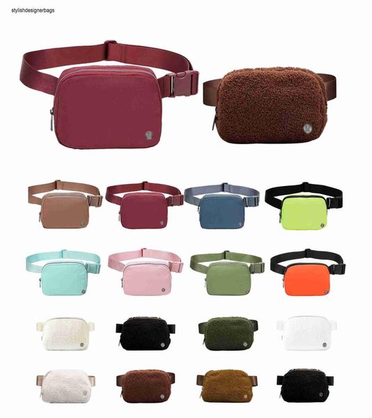 

waist bags womens bum everywhere fleece chest body bag xury designer yoga belt bag pochette bumbag pack nylon mens brandhandbag outdoor 0223