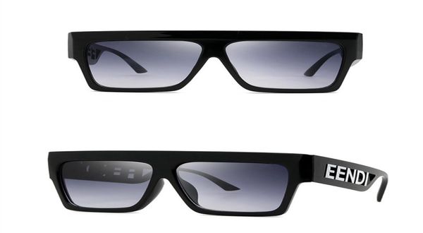 

luxury designer sunglasses women fashion square gradient lens big frame retro eyeglasses eyewear uv400 sun glass 8 colors 10pcs fa4732591, White;black