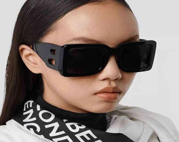 

2021 brand square sunglass woman oversized black b letter shad for women big frame fashion sunglass female uv400 glass8239793, White;black