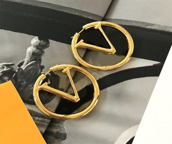 

fashion designer stud earings luxury jewelry hoop earrings fashion classic small dainty loop trendy womens ornament christmas earr2538973, Golden;silver