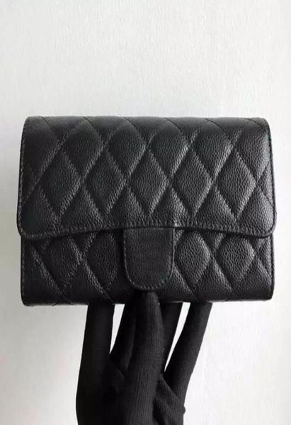 

2023 wallets luxury bags cross body designer women wallet sacoche card holders one underarm flap handbags bag black caviar leather1036355, Red;black