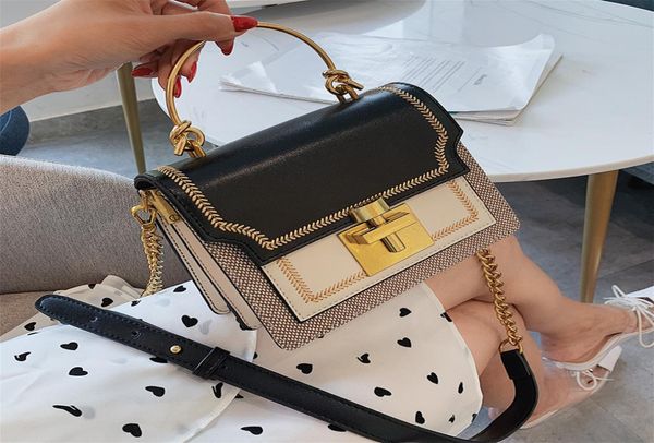 

fashion branded highend lock crossbody for womenmessenger bag pu leather flap vintage shoulder ladies bag designer messenger9873339
