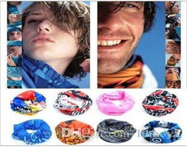 

scarf outdoor 205 colors promotion multifunctional cycling seamless bandana magic scarves women men hair band scarf m0266904451, Blue;gray