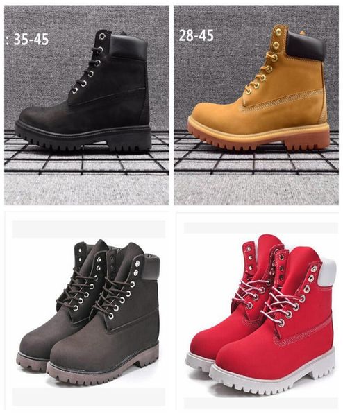

boots genuine leather men women snow boots casual martin boots whole fashion brand shoe2722973, Black