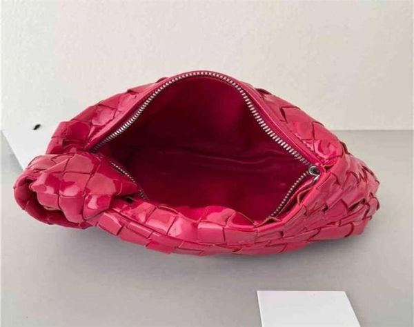 

handbags designer s new 2022hobo imported sheepskin underarm bag patent leather jodie knotted bag mini portable bag9786740