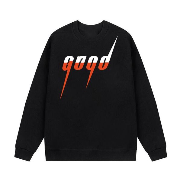 

men's hoodies sweatshirts pure cotton women hoodie brand designers casual fashion couple top, Black