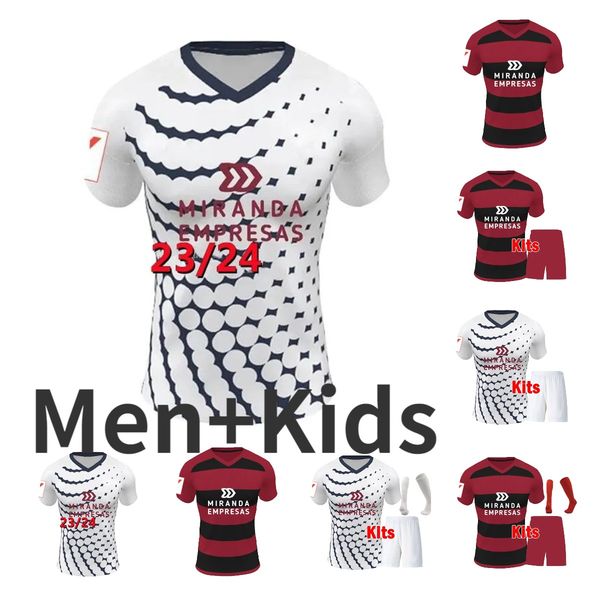 

23 24 mirandes soccer jerseys martinez alvaro sanz alberto 2023 2024 los rojillos reina diego moreno sergio barcia the reds de football shir, Black;yellow