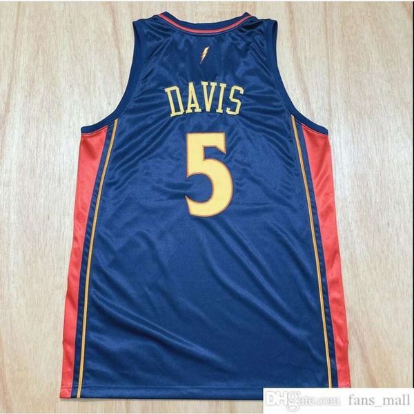 

custom basketball jersey men youth women vintage 5 baron davis high school size s-5xl custom any name or number, Black