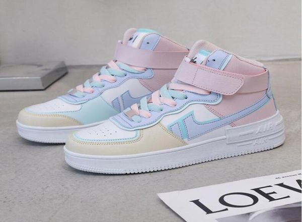 

womens highcanvas sneakers flexible skateboard shoes vuncanize brand shoe casual comfortable breathable running shoes4882107