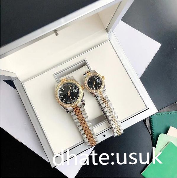 

2023 qc watch classic jubilee bracelet automatic movement 28/36/41mm diamond bezel mens watches super luminous lovers women watch waterproof, Slivery;brown