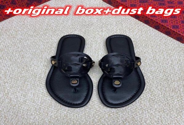 

luxury brand sandals designer women slippers slides floral brocade genuine leather flip flops women shoes sandal with box6371742, Black