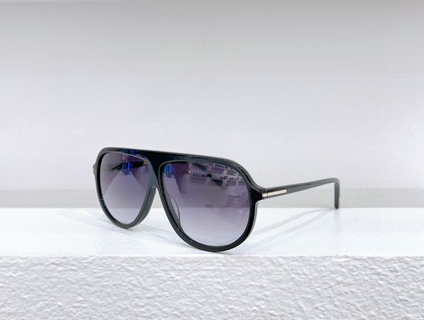 

flat pilot sunglasses 0998 shiny black smoke gradient mens sunnies gafas de sol designer sunglasses shades occhiali da sole uv400 protection, White;black