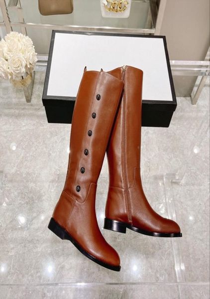 

women designer boots overknee boot designers genuine leather thick heels shoes fashion shoe winter fall with box by shoe10 228975923, Black