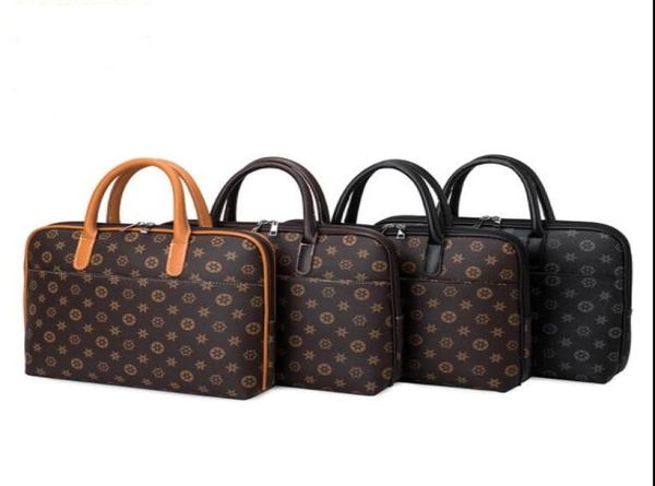 

2022 designer bags fashion luxury new briefcase lapbusiness double leather handbag shoulder messenger bag presbyopic classic b3724606